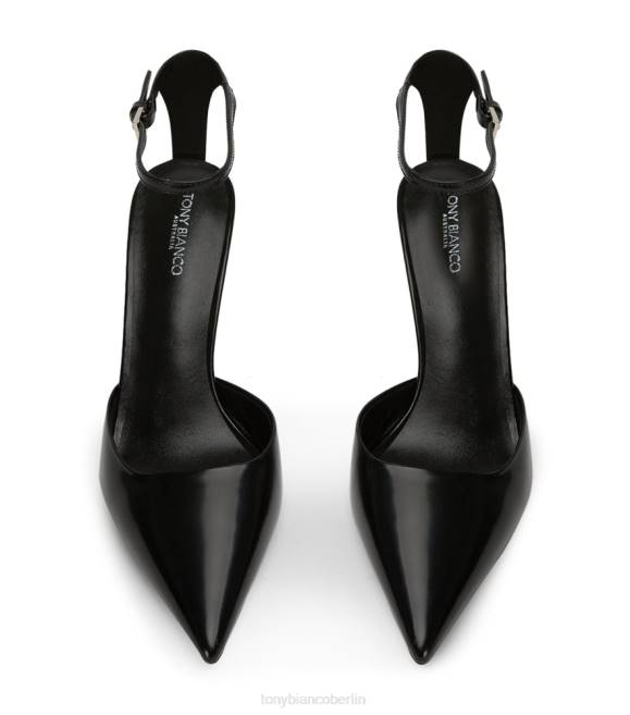 niedrige Absätze| de Tony Bianco Frauen Bella Heels Schwarz hochglänzend 4624263